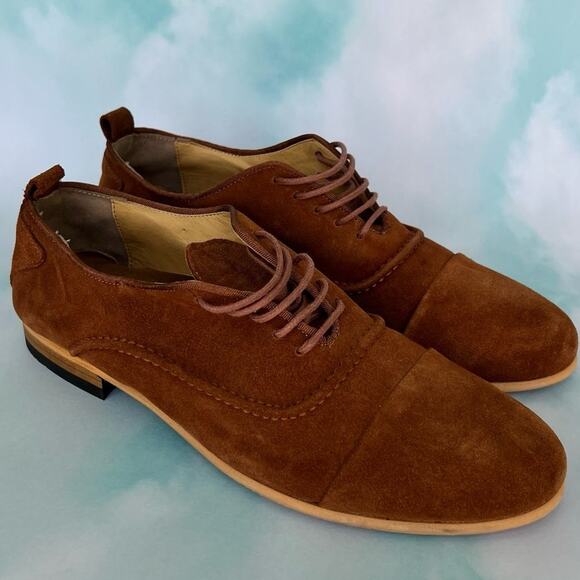 fashinism Other - Fashinism Handmaded Men's Brown Soft Suede Shoes with Laces  Size 40 EU / 9.5 US